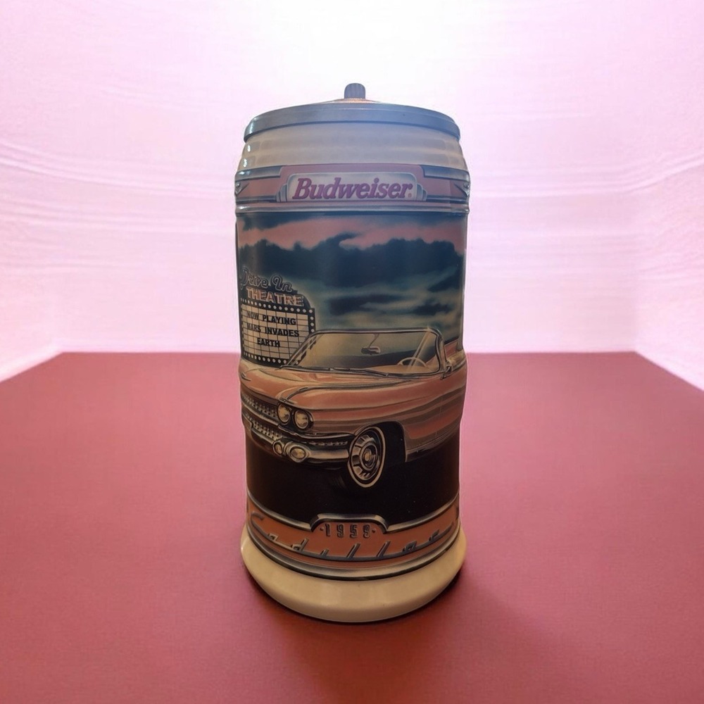 Budweiser 1999 Classic Car Series 1959 Cadillac Eldorado Stein